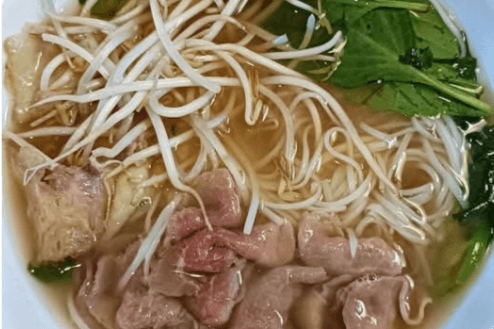 #9. Noodle Soup with Eye Round Steak and Fatty Brisket