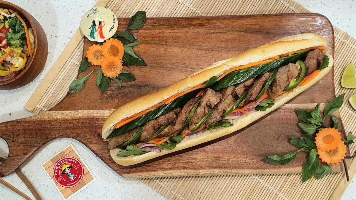 1303. Grilled Pork Sausage Banh Mi
