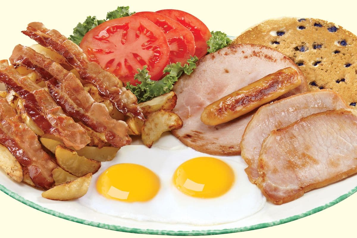 Gargantuan breakfast