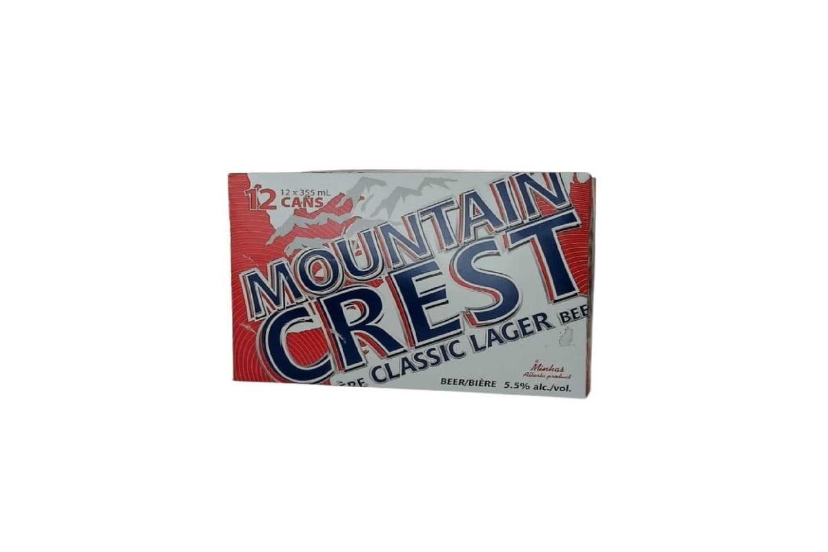 Mountain Crest Classic Larger Beer 12 Cans (12 x 355ml)