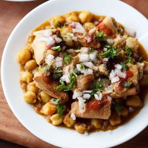 Samosa Channa chaat