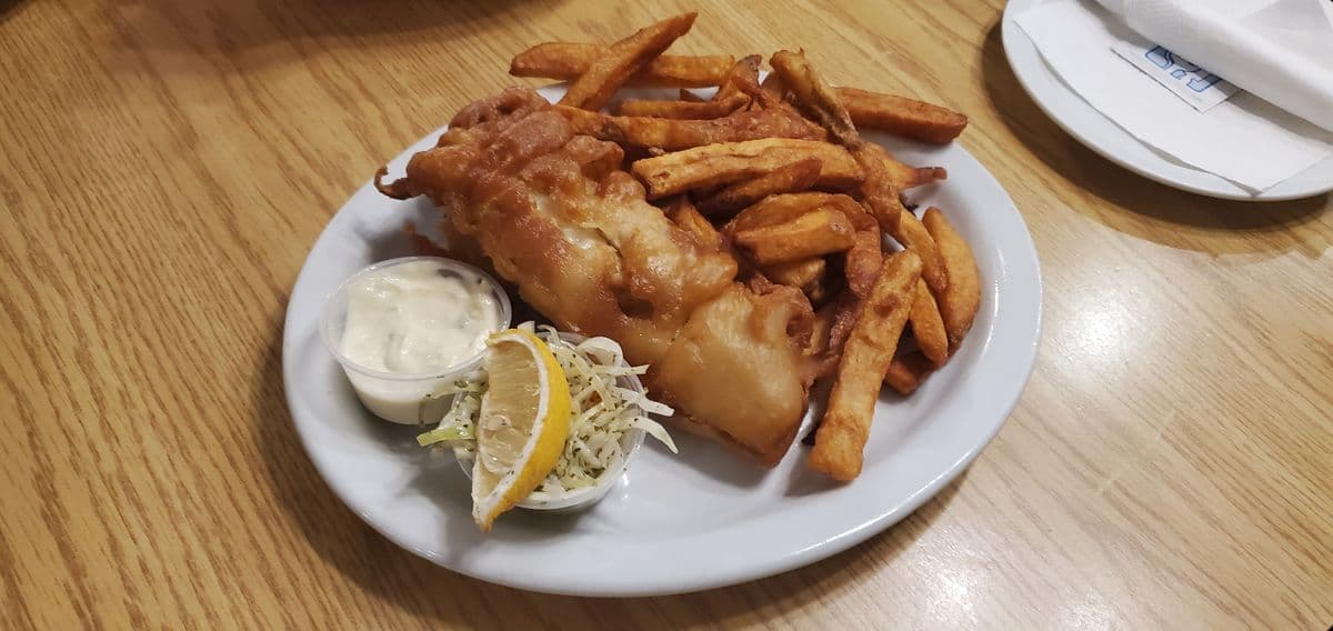 Beer-Battered Fish and Chips