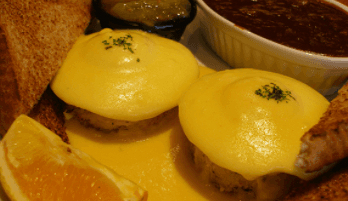 Fish Cakes Benedict
