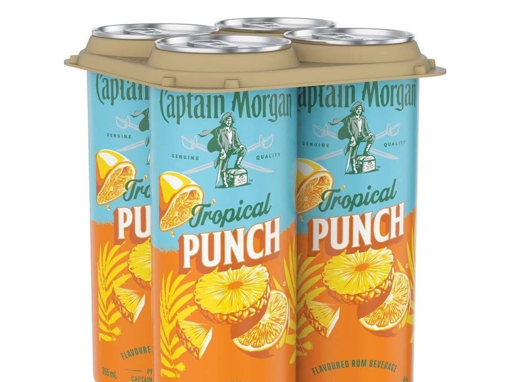 Captain Morgan Tropical Punch RTD Cans (355 ml x 4 ct)
