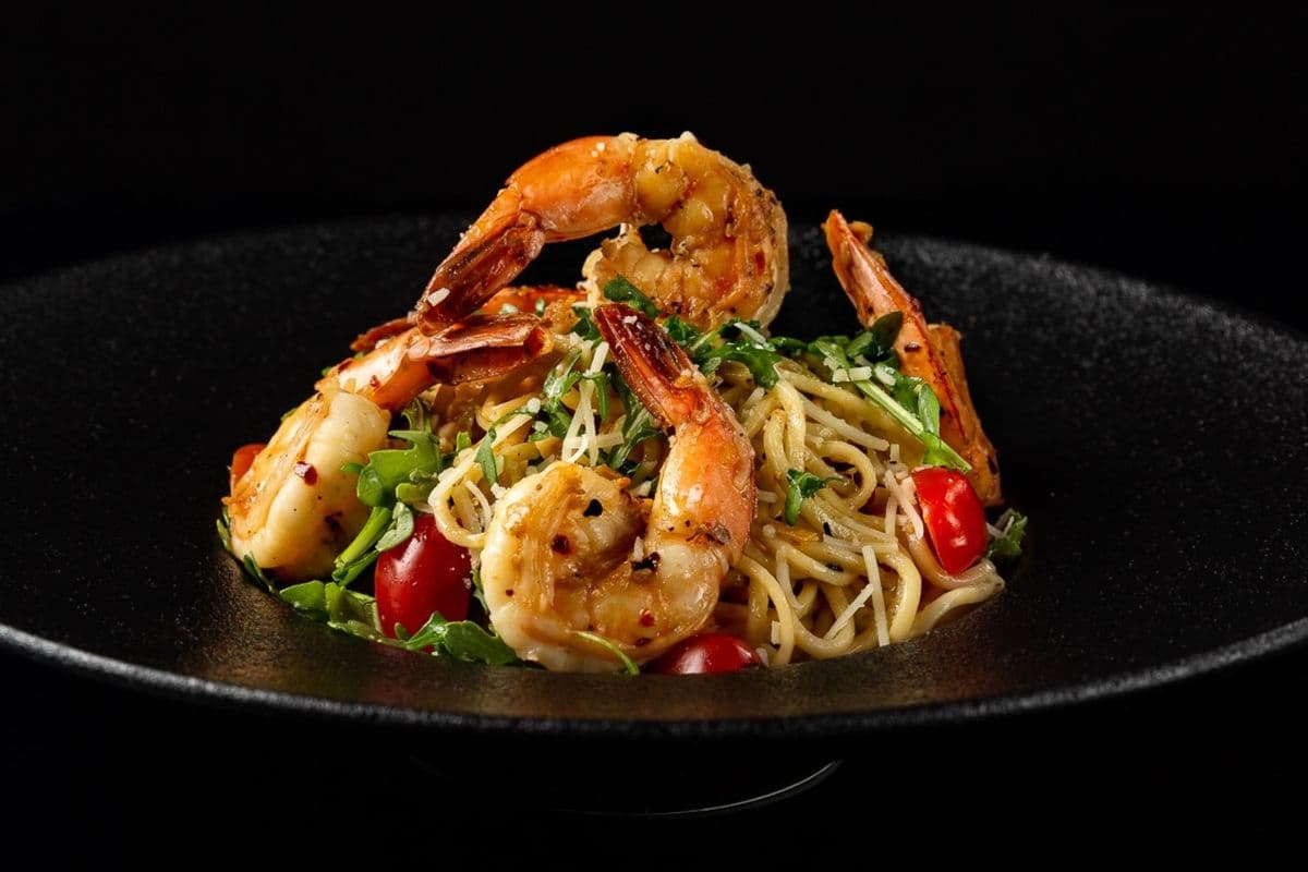 Chili Lime Shrimp Spaghetti
