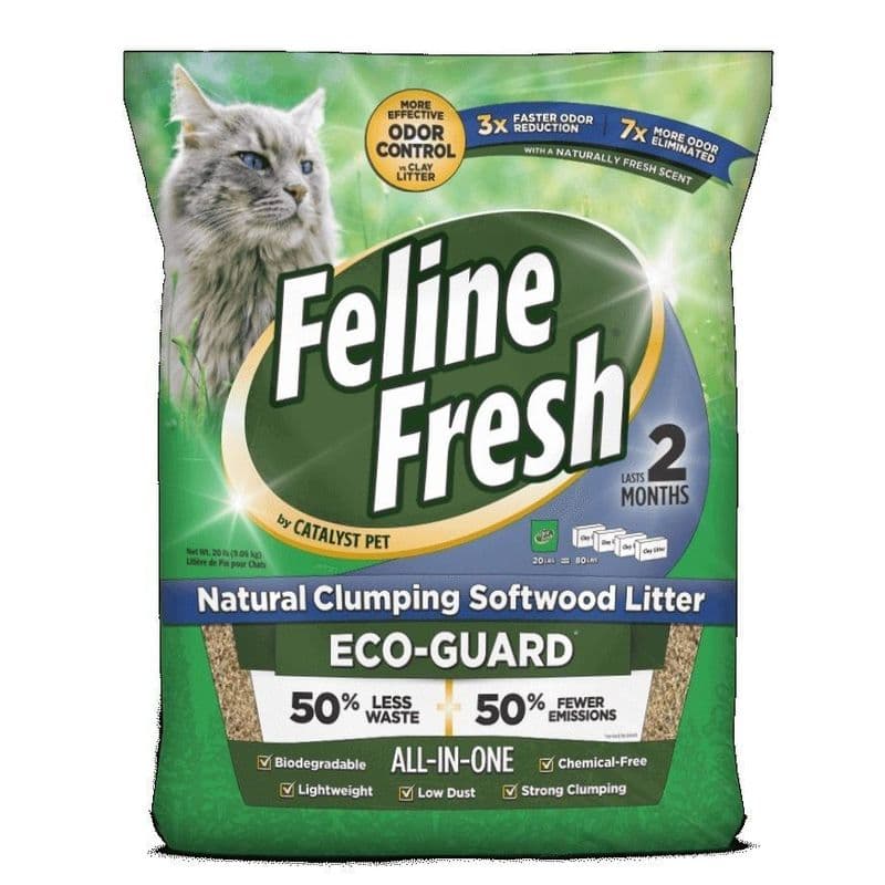 Feline Fresh Scoopable Clumping Pine Litter