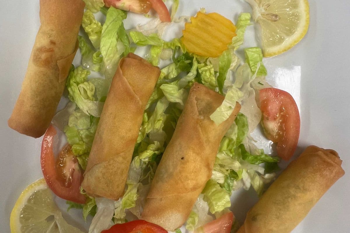 Veggie spring rolls (4 pcs)