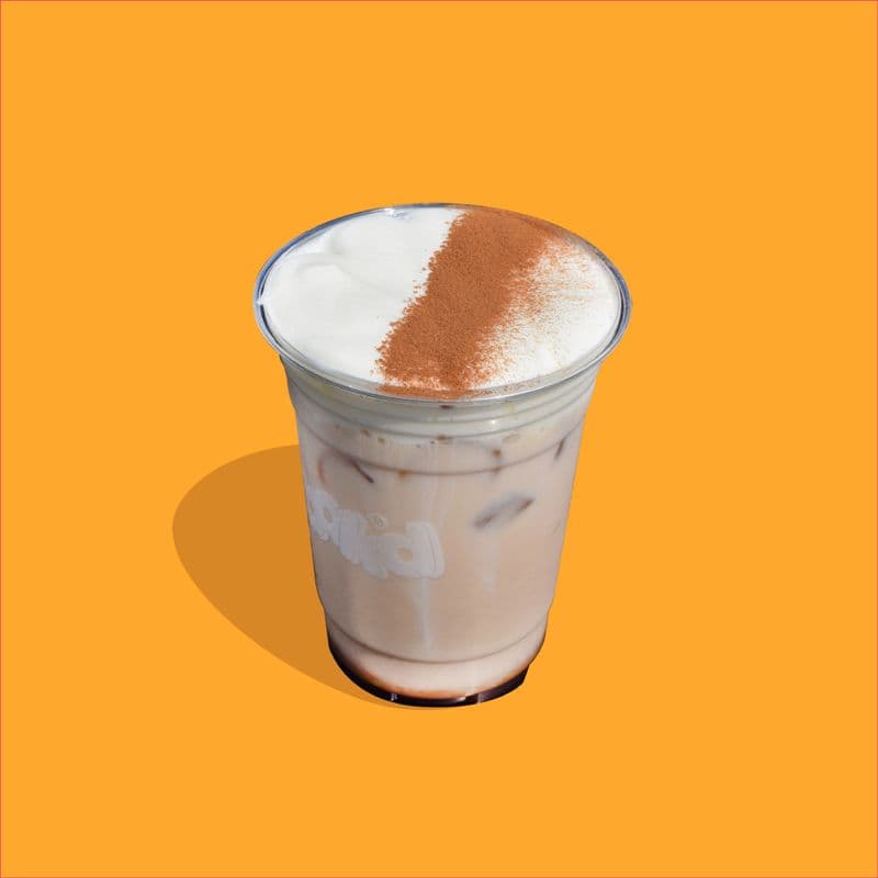 Iced Cinnamon Bun Dirty Chai