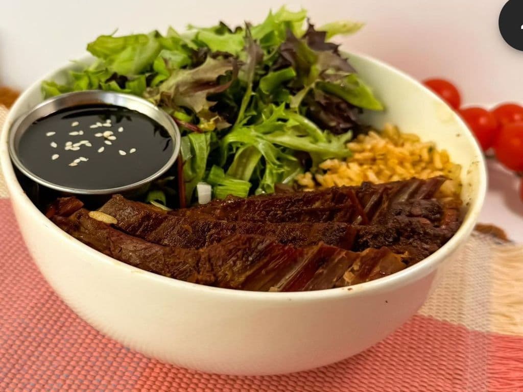 Teriyaki Brisket Rice Bowl