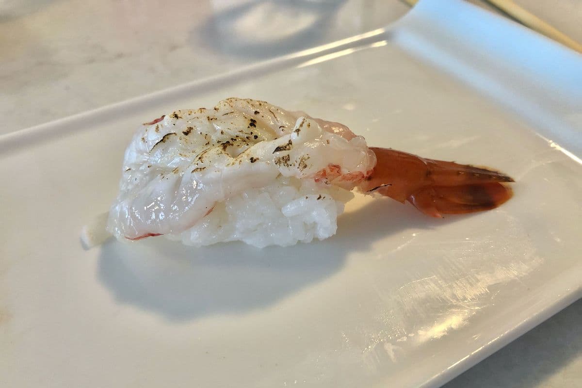 Botan Ebi Spot Prawn Nigiri