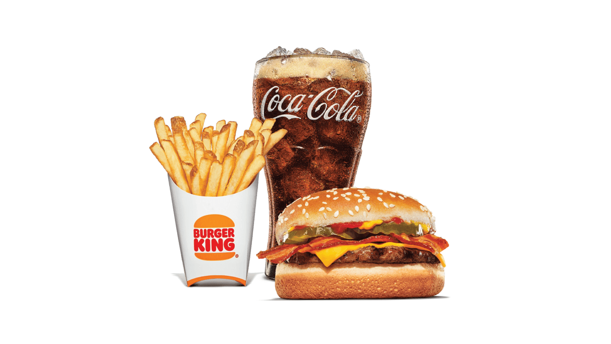 Bacon Cheeseburger Medium Combo