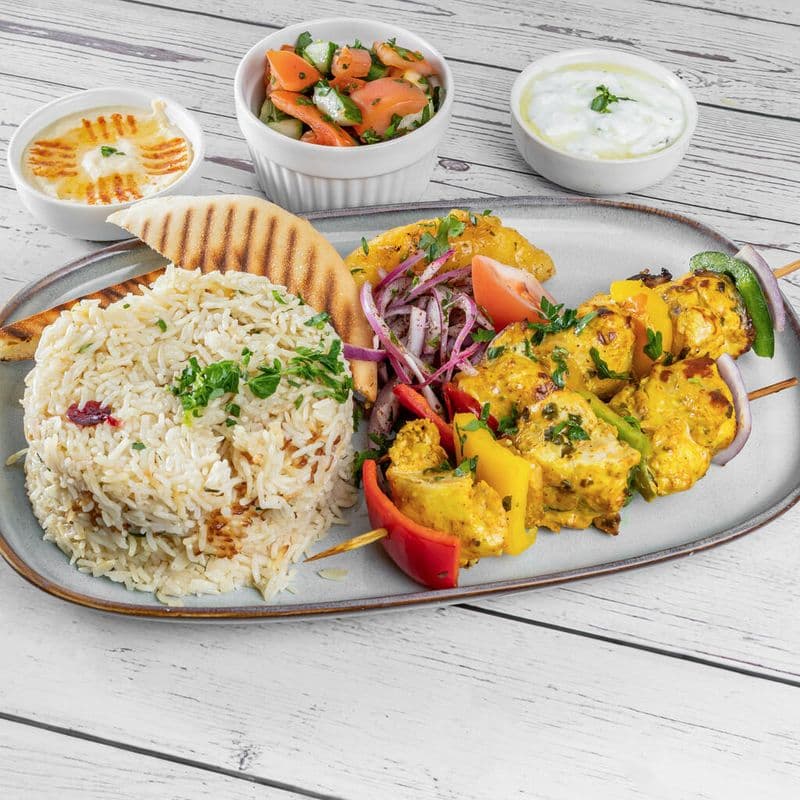 Chicken Skewer Platter