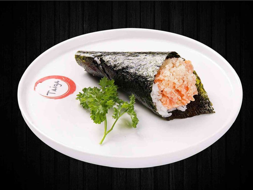 Spicy Salmon Hand Roll