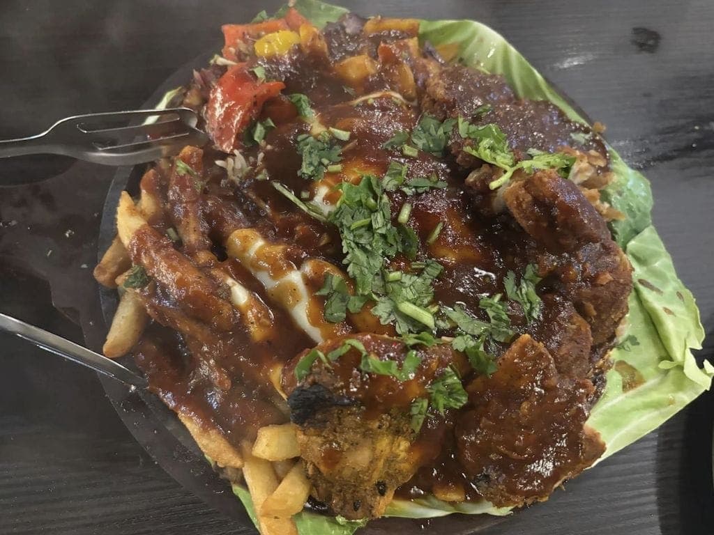 La Tikka Special Chicken Sizzler.