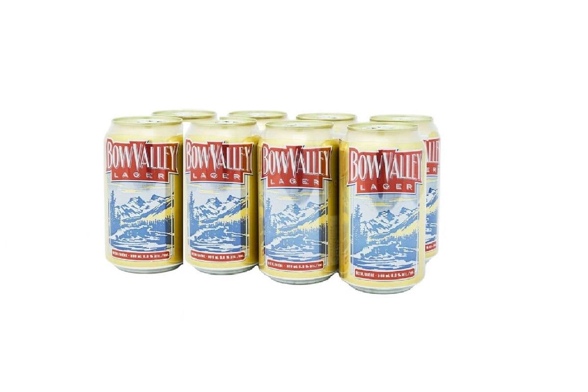 Bow Valley Lager Beer 8 Cans (8 x 355ml)