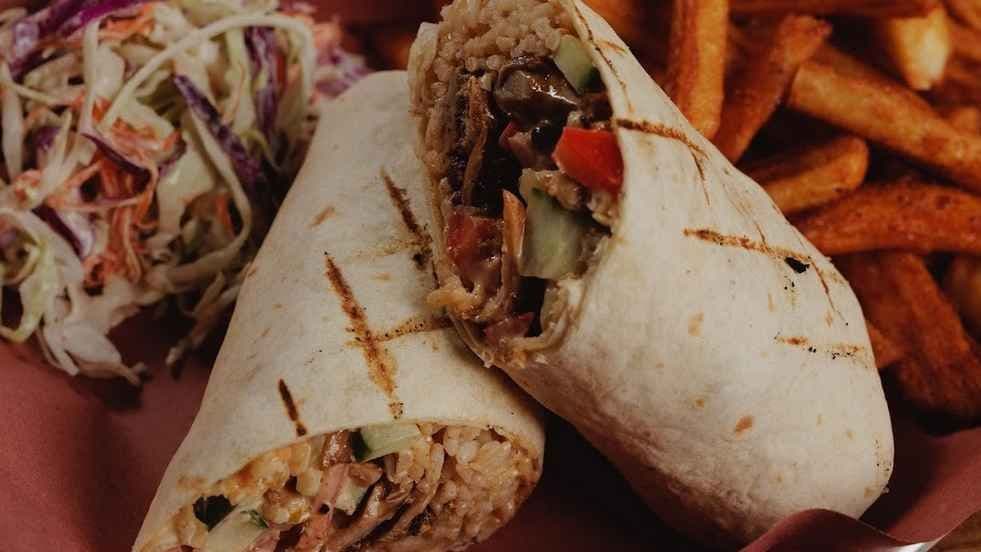 Smoked Pulled Chicken Wrap