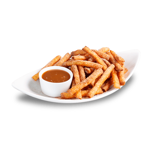 Funnel Cake Stix with Caramel