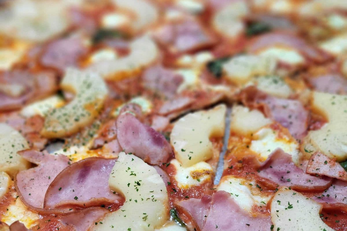 Ham and Pineapple Pizza