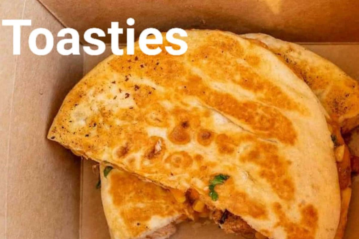 Chutney Chicken Naan Toastie