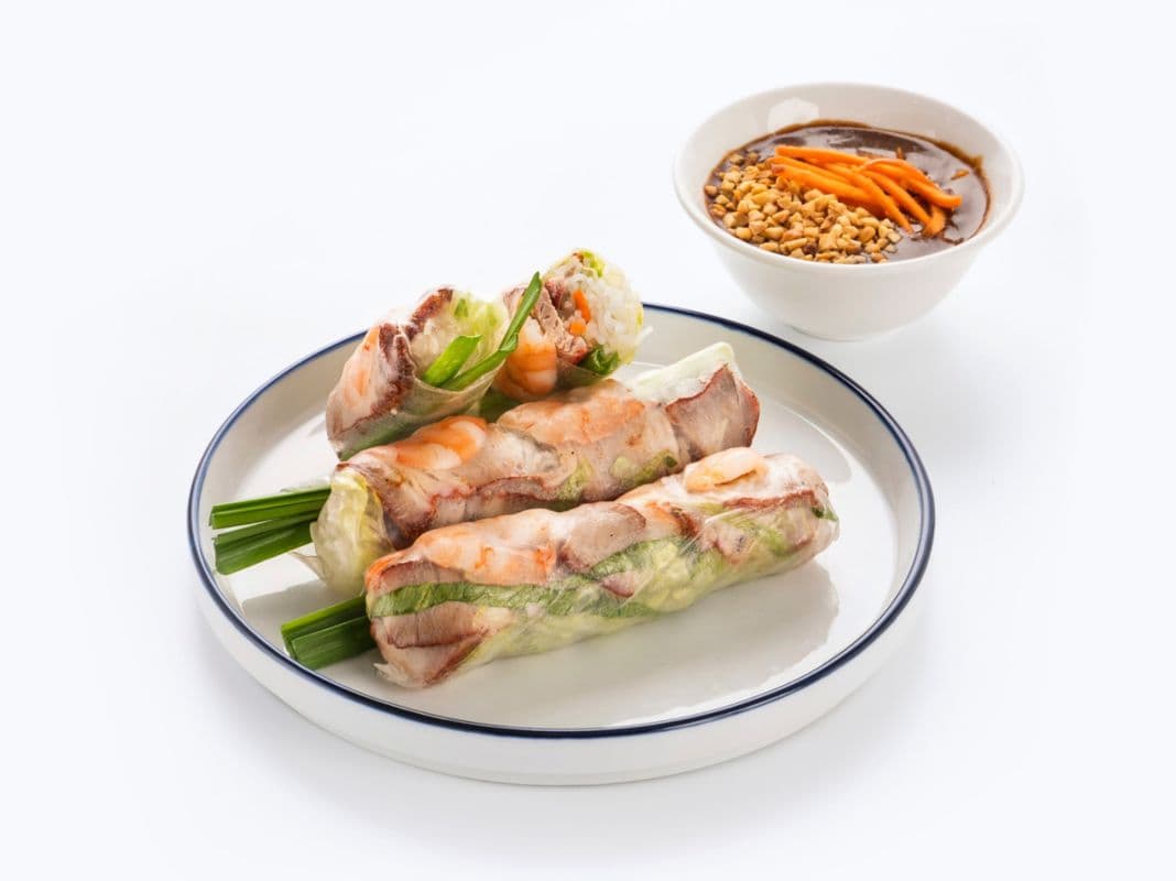 PORK & SHRIMP SALAD ROLLS