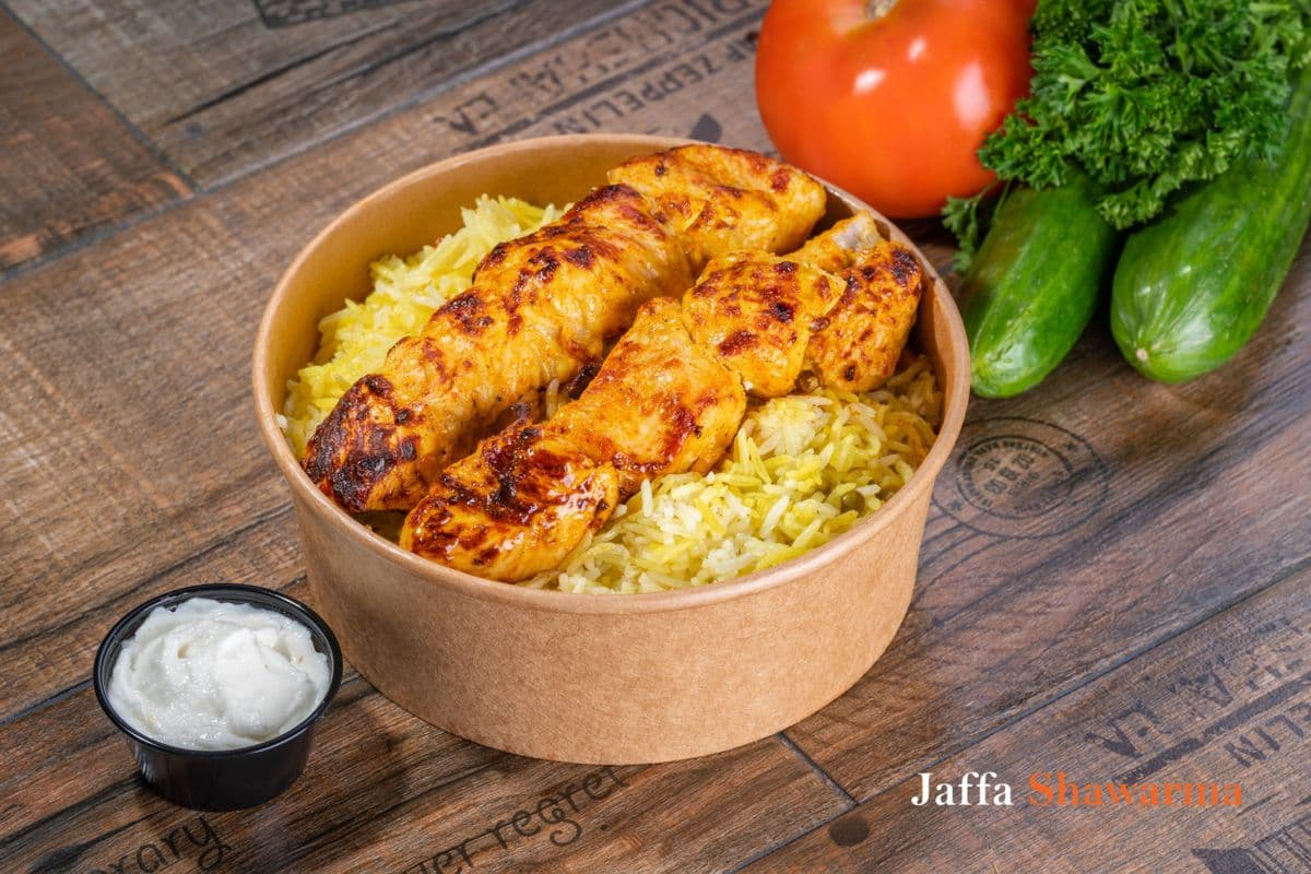 Shish and Beef Kebab Salad Bowl