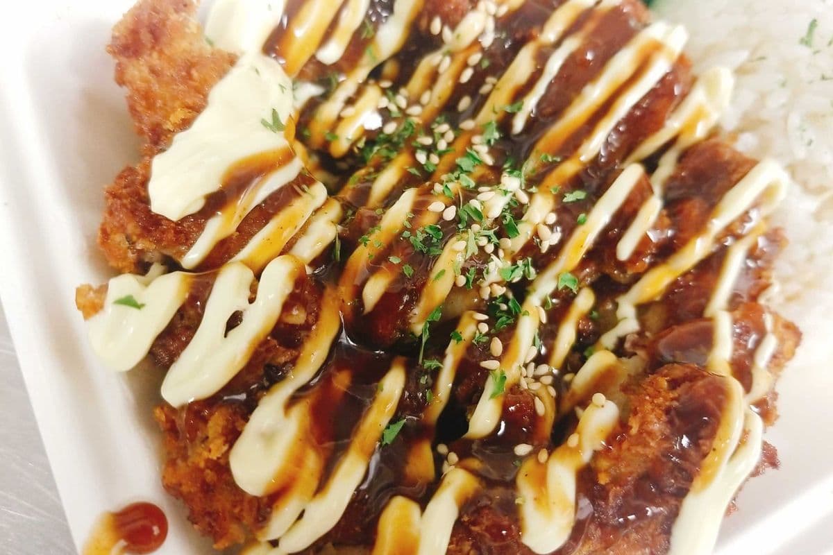 7. "Best Seller" Su&Su Katsu Chicken Rice Bowl (with K- Cabbage Salad)