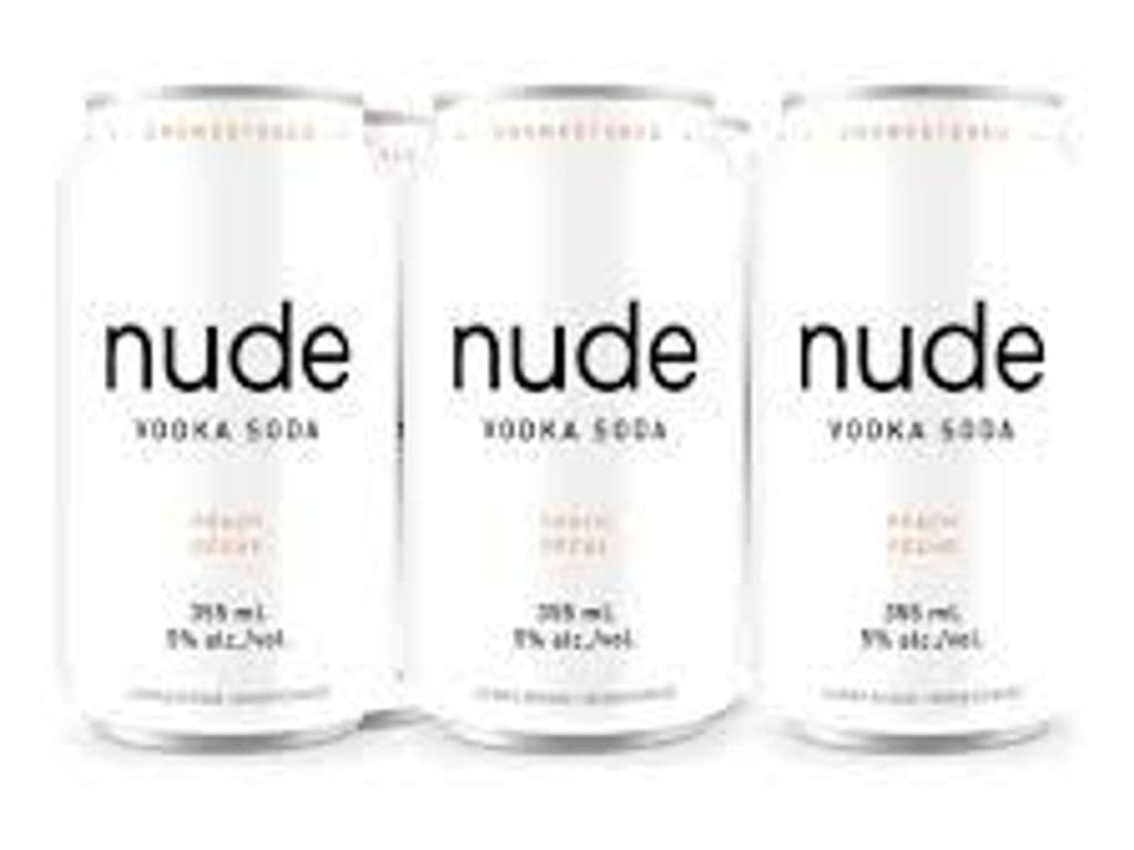Nude Peach Vodka Soda Cans (355 ml x 6 ct)