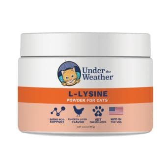 Under the Weather Cat Supplements L-Lysine Powder