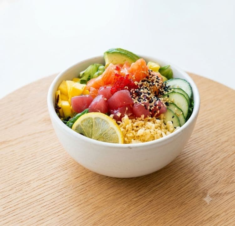 Poke Thon Et saumon/ Tuna and salmon