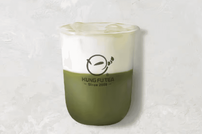 Cheese Milk Matcha Latte with Ice Cream