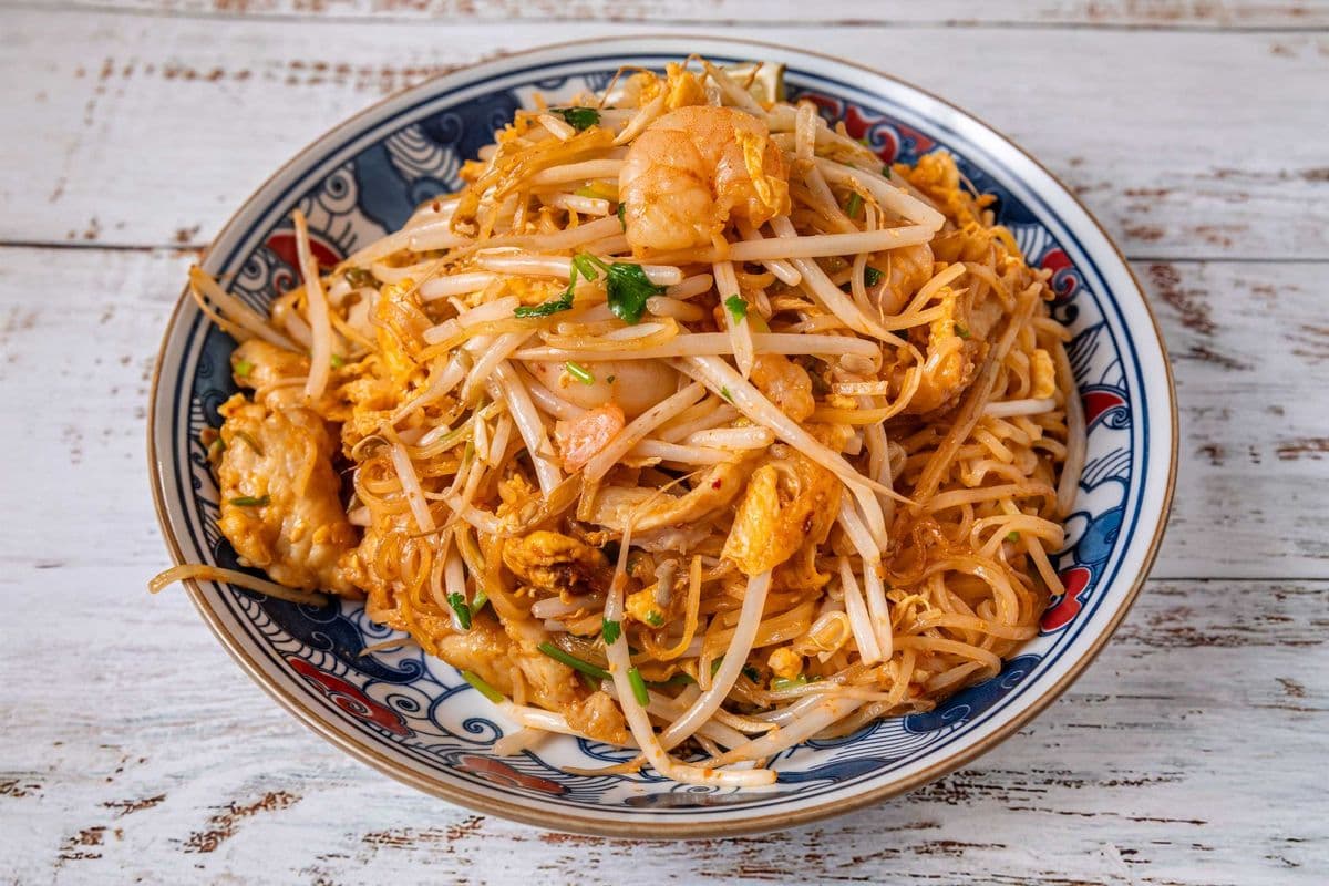 28. Pad thai nouilles de riz