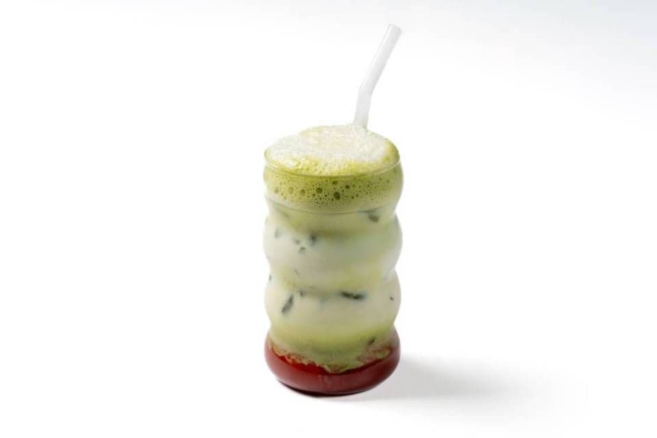 NOUVEAU ! Matcha glacé à la fraise / NEW! Iced Strawberry Matcha
