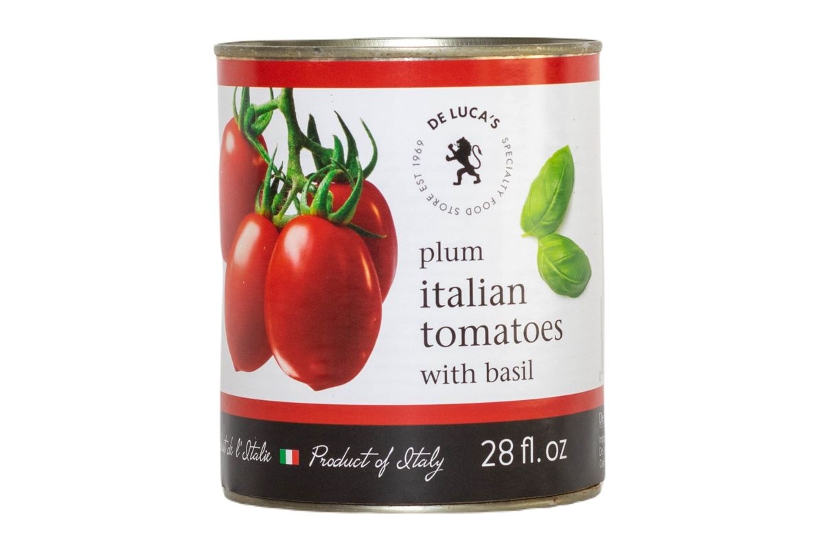 De Luca's Italian Plum Tomatoes w/ Basil