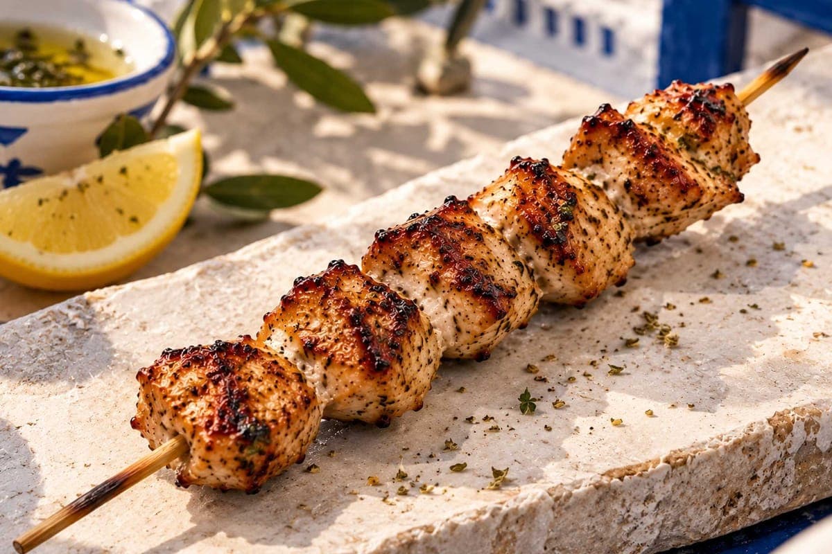 Chicken Souvlaki Stick