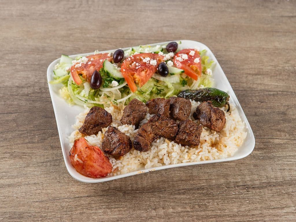 Beef Shish Kebab Plate