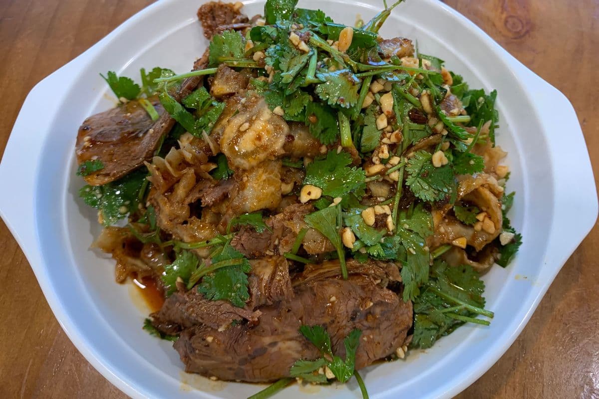 1. Spicy Beef and Trip (Peanut)