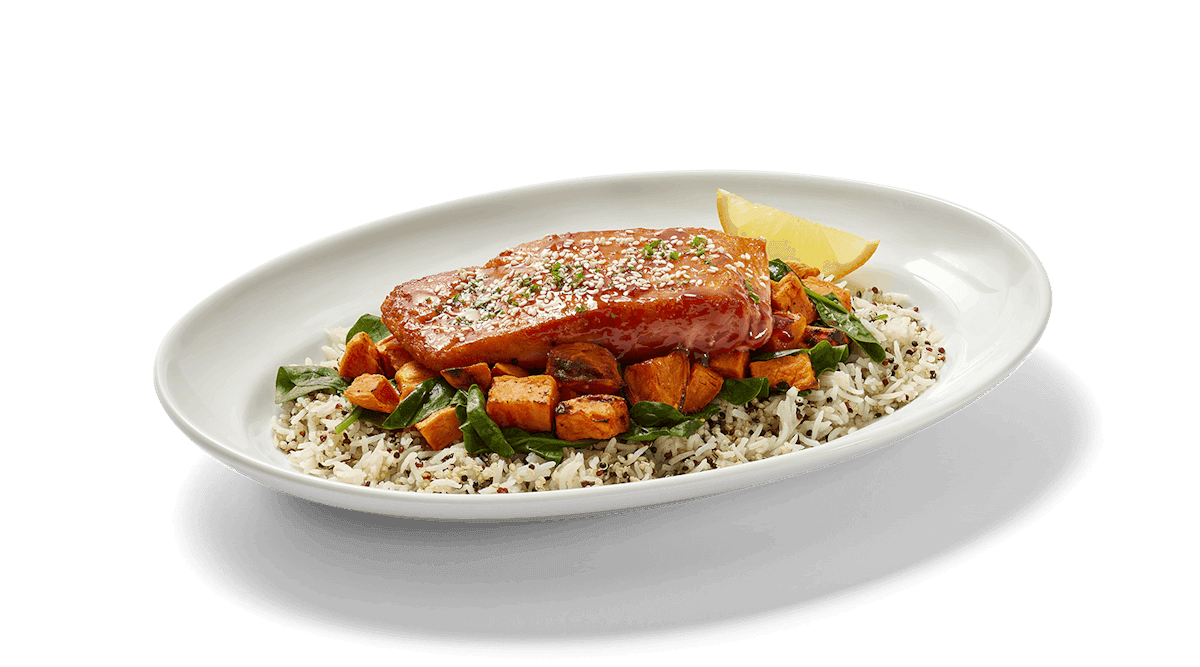 Pomegranate Glazed Salmon