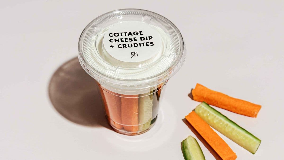 Cottage Cheese Dip + Crudites