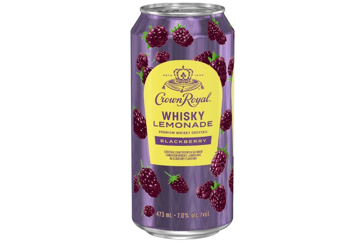 CROWN ROYAL WHISKY LEMONADE & BLACKBERRY (1 x 473 ML)