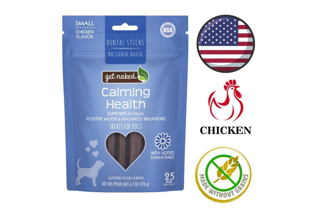 NPIC - Get Naked Dog Dental Sticks Calming Health Small (6.2 oz)