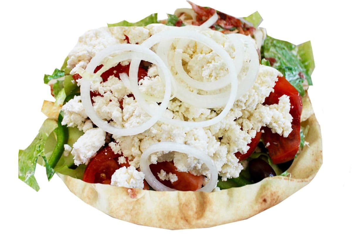 Greek Salad Pita Wrap