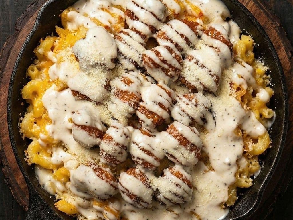 The Creamy Honey Chicken Mac