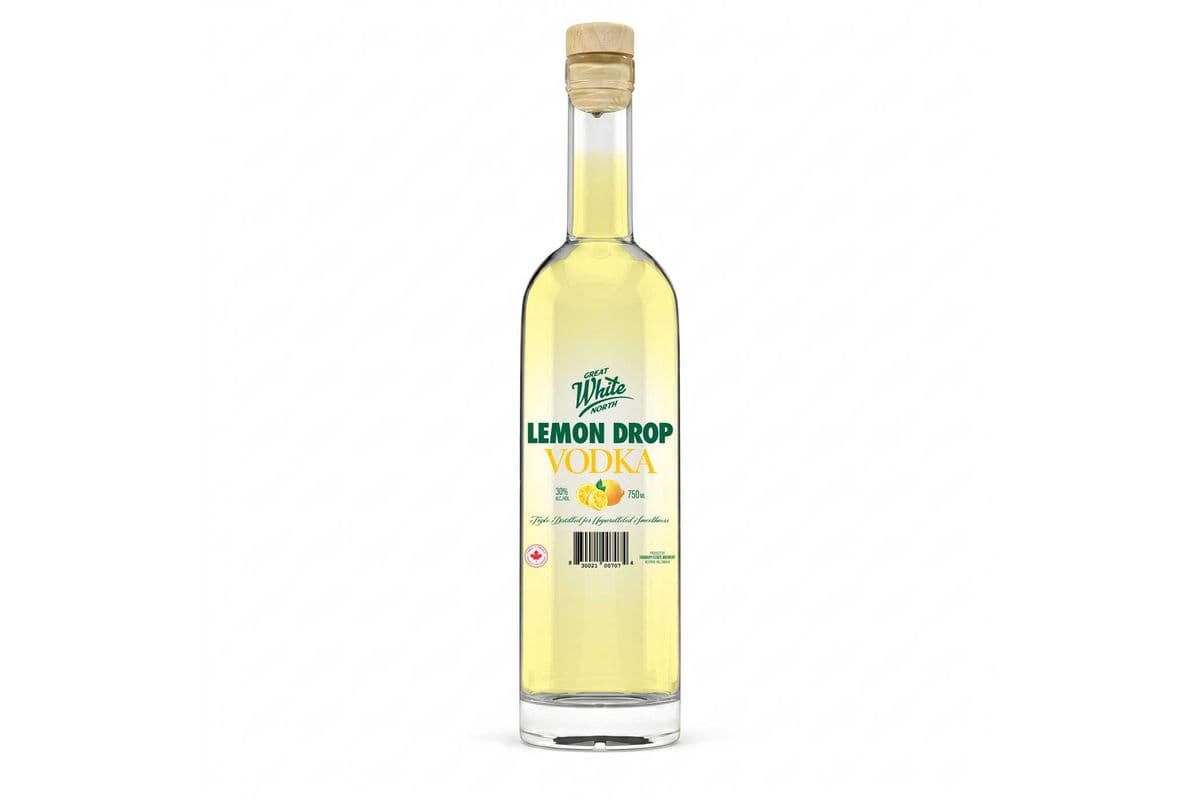 GREAT WHITE NORTH VODKA Lemon Drop 30% (750ML) (1 x 750ML)