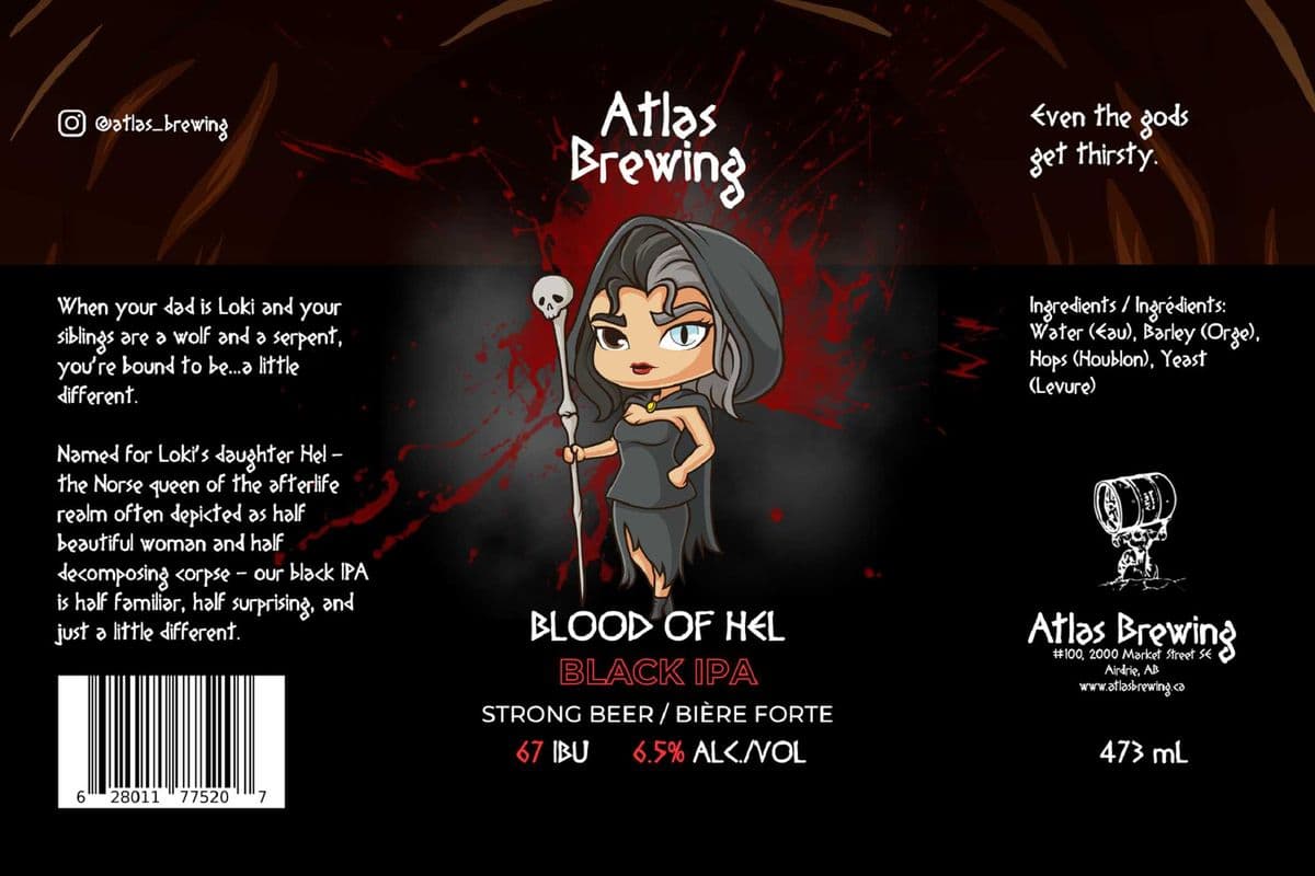 Blood of Hel Black IPA (1 x 473 ml)