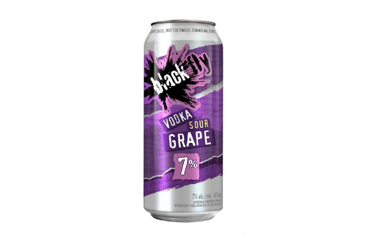 Black Fly Crushed Vodka Grape Single Can (1 x 473ml)