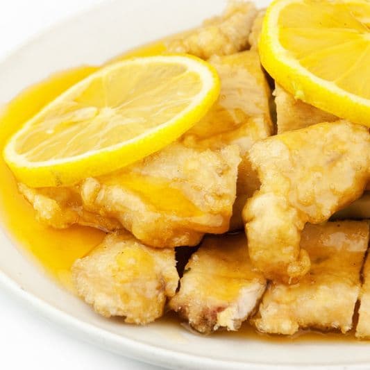 47. Sweet Lemon Chicken on Rice