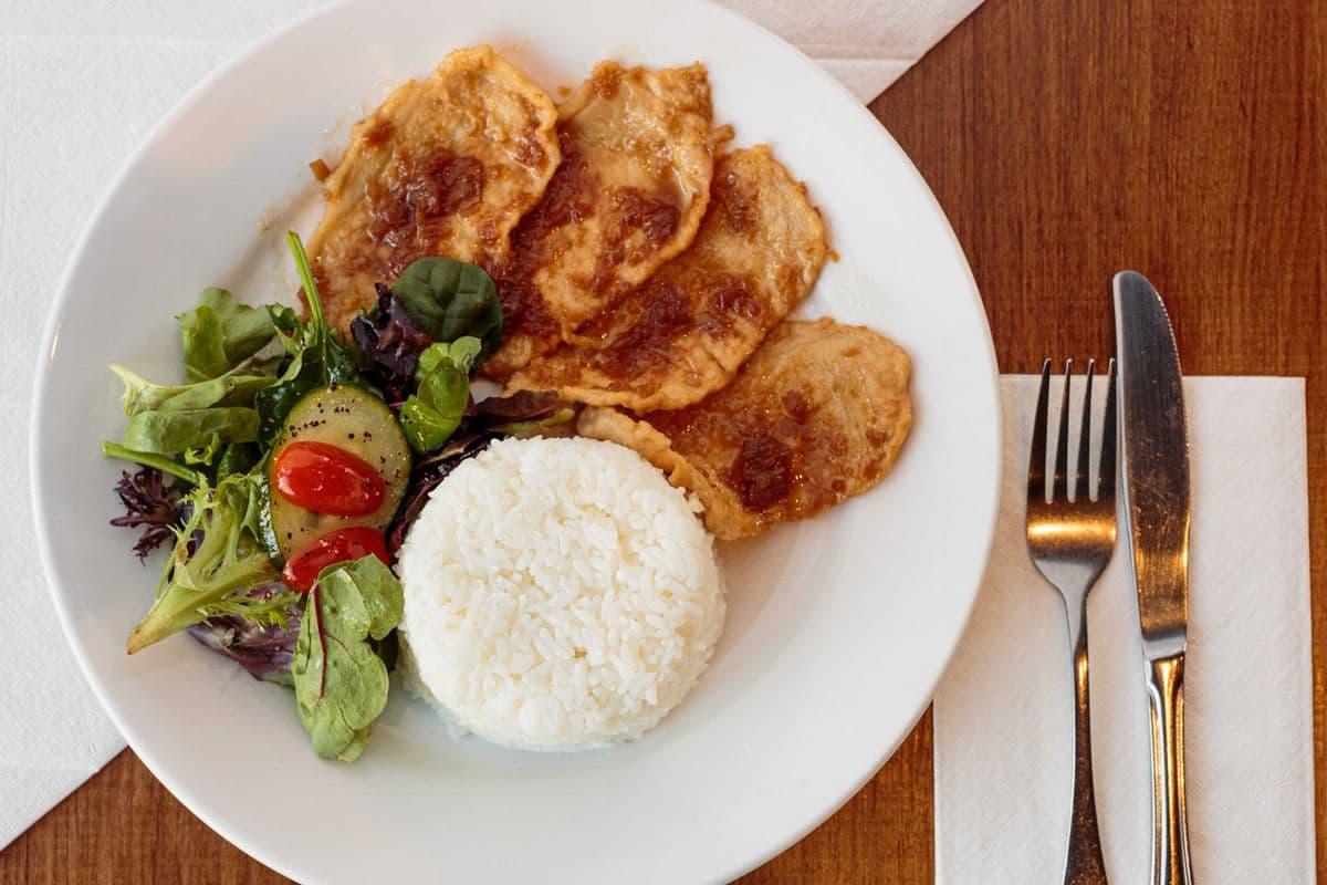 Pork Saute with Onion Ponzu Sauce