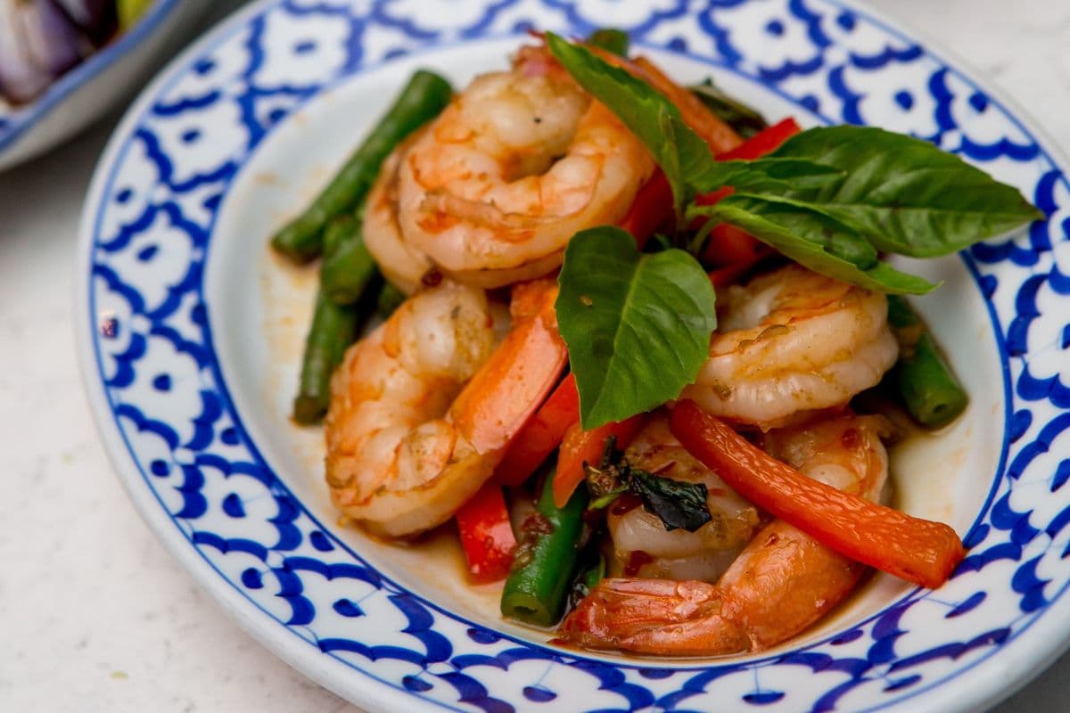 Basil Shrimp Stir Fry (Pad Bai Krapao)