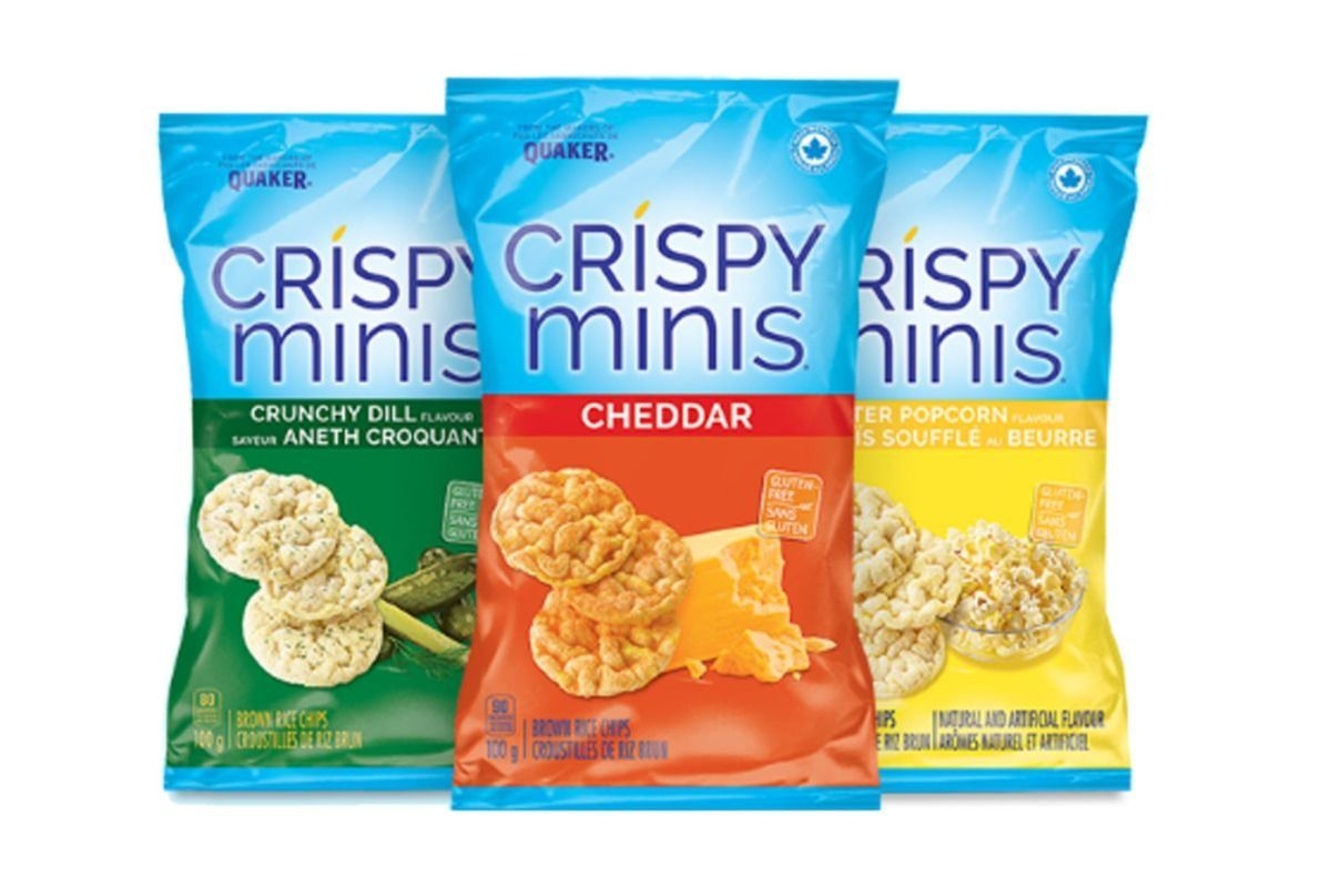 Quaker Crispy Minis Rice Chips and Rice Cakes