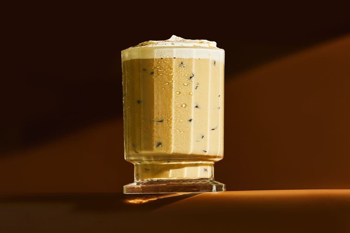 Maple Apple Pie Latte with Cold Foam